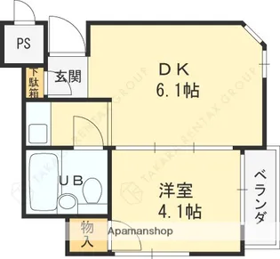 NBハイム西宮・甲陽【2階】の間取り