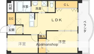 第一チェリーマンション【3階】の間取り