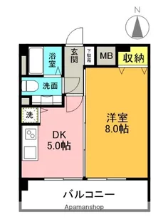 セレーノルーチェ【2階】の間取り