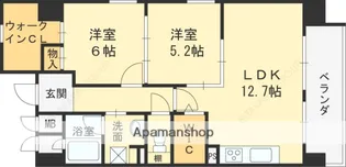 ミラベル【401号室】の間取り