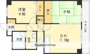 マジスト西宮【5階】の間取り