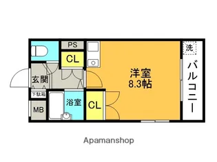 ヴィユ江上【2階】の間取り