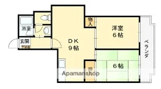 グリーンマンション【1階】の間取り