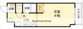 ソレイユ【3階】の間取り