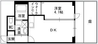 ヴェルドミールマーガレット【1階】の間取り