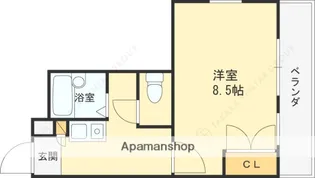 カサカルロサⅡ【3階】の間取り