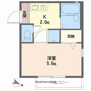 ネオ・コートー【201号室】の間取り