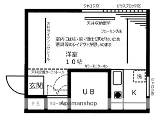 サンハウスフクシマ【209号室】の間取り