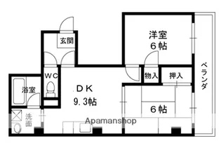 アダチイエム【4階】の間取り