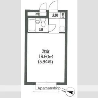 ライフイン芦屋弐番館【2階】の間取り