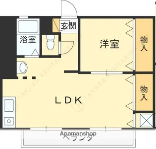 野村マンション【302号室】の間取り