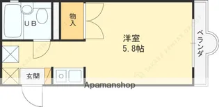 アメニティハイツ上ヶ原壱番館【203号室】の間取り