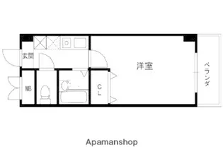 ラポール今津【5階】の間取り