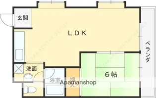 れじでんしあ門戸【4階】の間取り