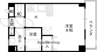 エスペランス【3階】の間取り