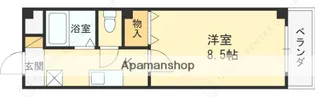 シャンブル甲東園【1階】の間取り