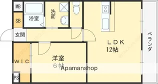 K’SCOURT夙川【3階】の間取り