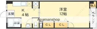 エスペランスモンドⅡ【402号室】の間取り