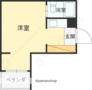 ブレシオンエスト・ウエスト【1階】の間取り