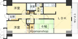 ルネ門戸【12階】の間取り