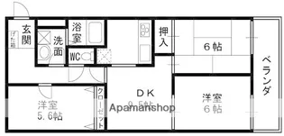 エルドラード上ヶ原【103号室】の間取り