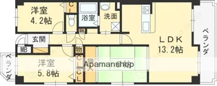 リブレメゾン広田【2階】の間取り