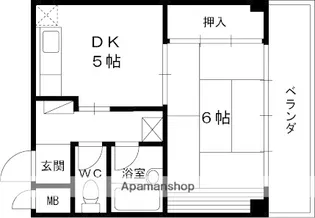 サンパールビル【4階】の間取り