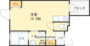 マテリアル段上【2階】の間取り