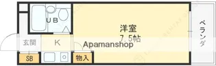 ローレル西宮北口【3階】の間取り