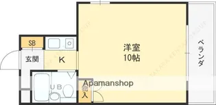 兵庫県西宮市青木町【マンション】の間取り