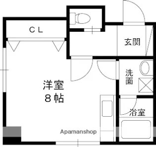 ニューコーベビル【4階】の間取り