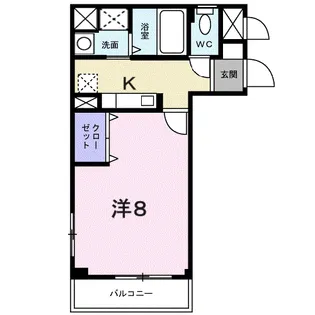 レスポワール【3階】の間取り