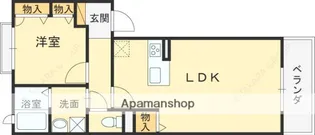 MAST COURT丸橋A棟【105号室】の間取り