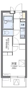 レオパレス甲子園【2階】の間取り