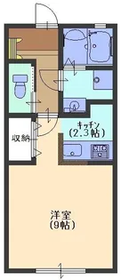 プレジール【105号室号室】の間取り