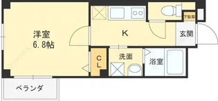 ロータスコートⅡ【303号室号室】の間取り