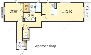 shamaison 西宮北口【3階】の間取り