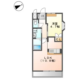 サンフォレスト【201号室】の間取り