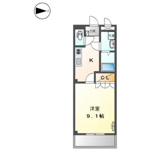 ファインステージ【202号室】の間取り
