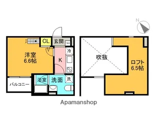 maison de aurore 西宮【2階】の間取り