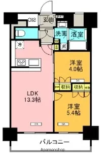 兵庫県西宮市本町【マンション】の間取り