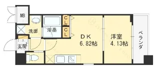プレジオ西宮【7階】の間取り