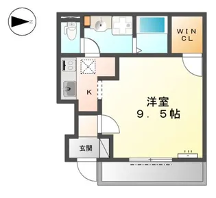 FONTE【1階】の間取り