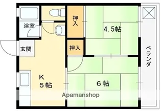 コーポみその A【204号室】の間取り