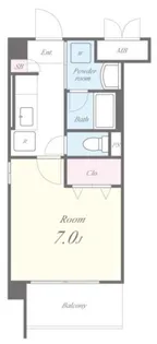 フェアリーメゾン浜【3階】の間取り