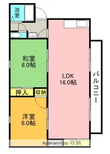 ナチュールサン【2階】の間取り