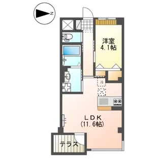 コスモスガーデン【1階】の間取り