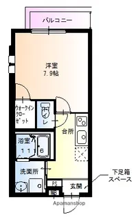 フジパレス西宮北口Ⅱ番館【0205号室】の間取り