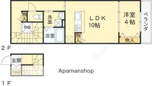 パロス苦楽園【2階】の間取り