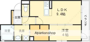 アベニール西宮北口【2階】の間取り